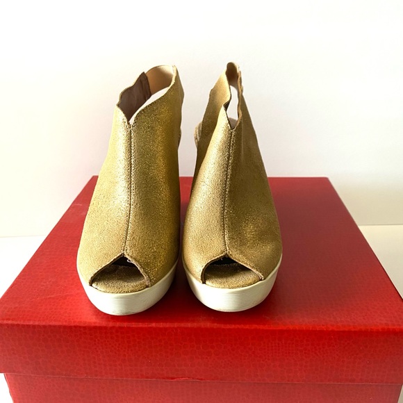 Donald J Pliner Women’s size 5 Platform Wedges heel open toe - Picture 5 of 9